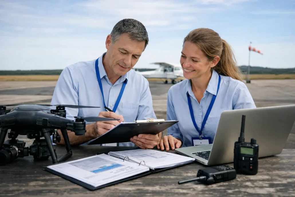 Asesoría drones y gestoría aeronáutica para operadores UAS en España, con revisión de documentación y planificación de operaciones.